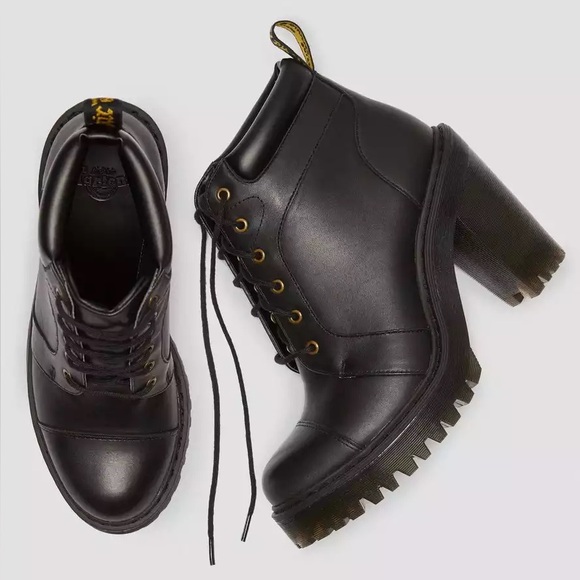 Dr. Martens Shoes - Dr. Martens Black Lace-Up Women's Boots